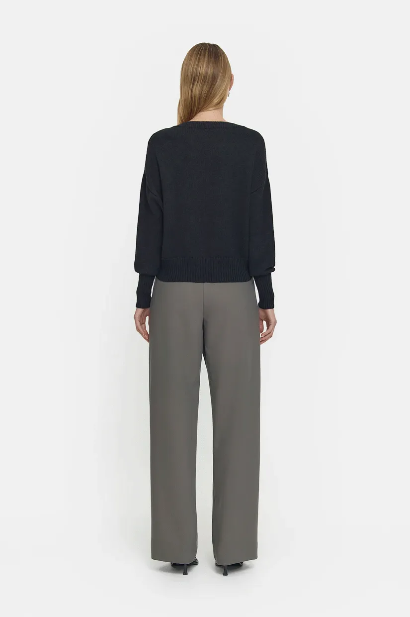 Viktoria & Woods Hart Merino Cardigan - Black