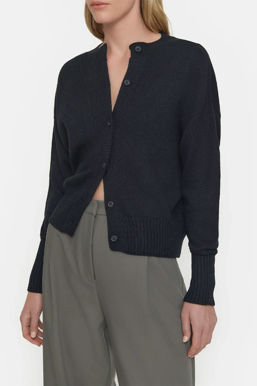 Viktoria & Woods Hart Merino Cardigan - Black