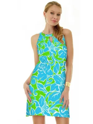 Vintage Knit Dress Sleeveless Halter Neck Style 146B89 JT