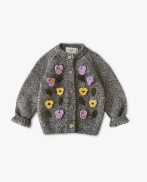 Violets cardigan | Dark Grey