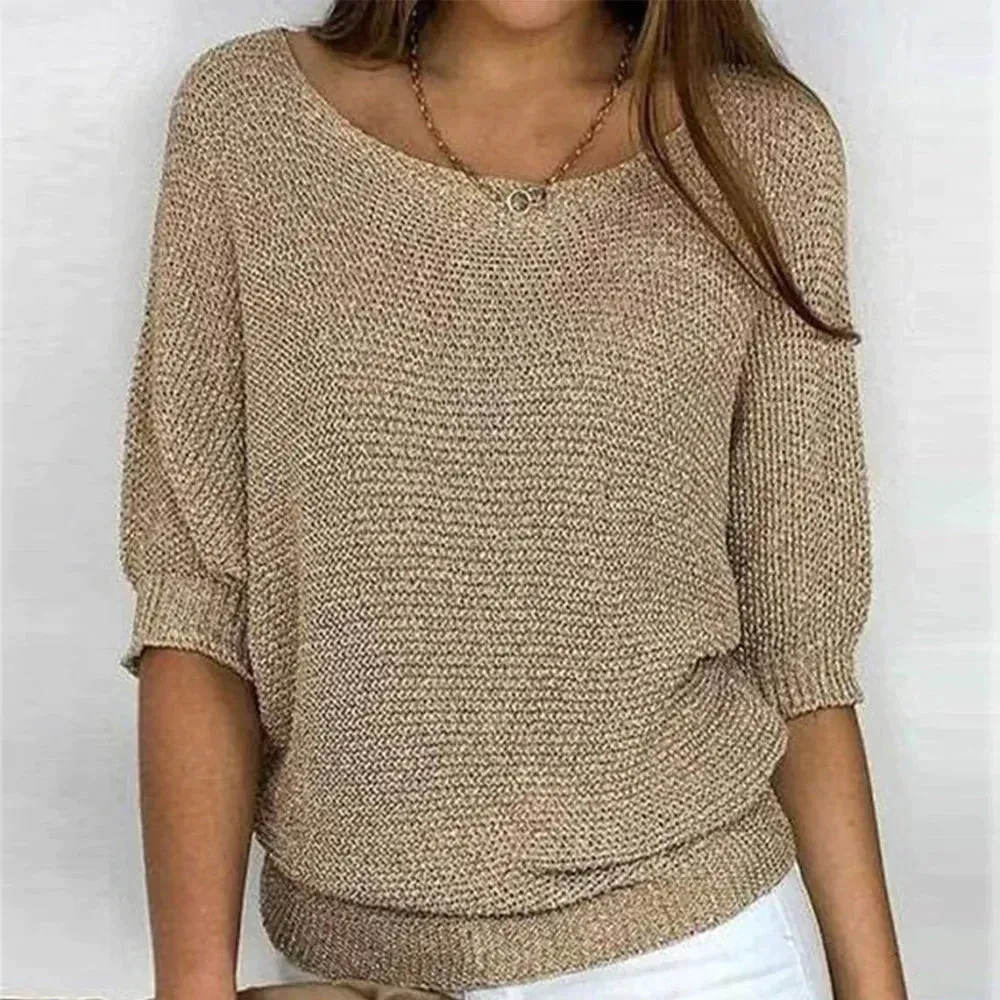 Virginia® | Sleeveless 3/4-Length Blouse With Crocodile Pattern.