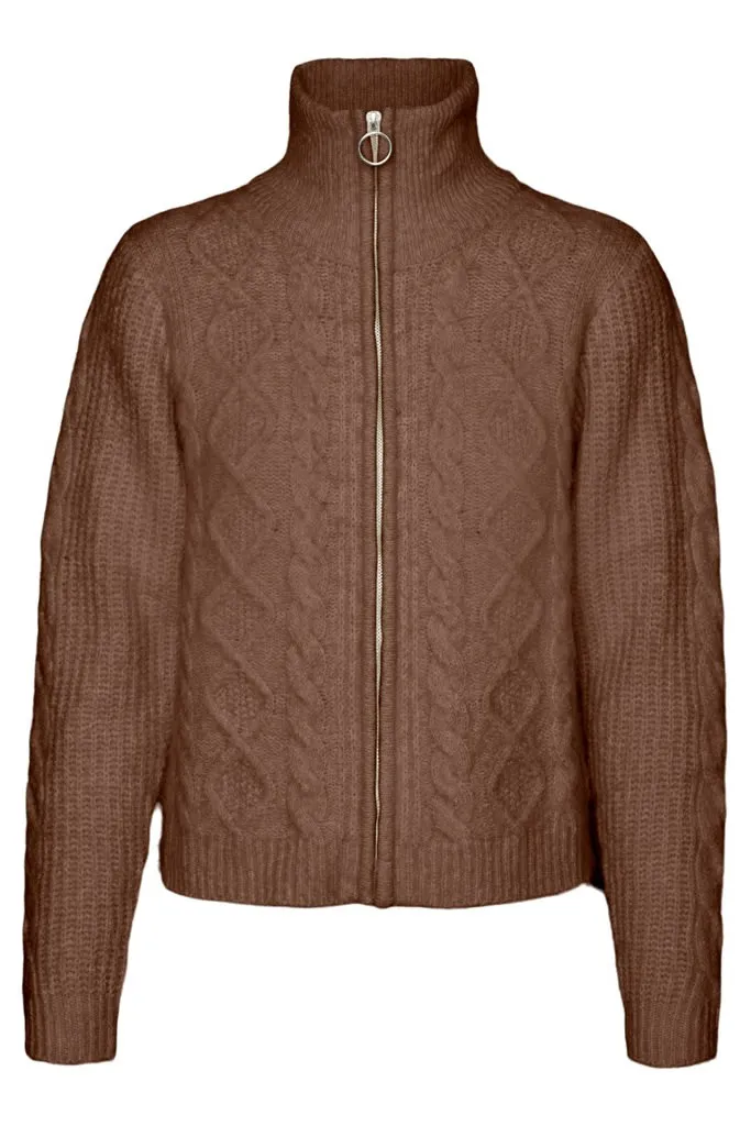 VMAlba Cardigan - Mørkebrun