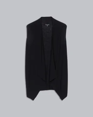 Washable Wool Fine Crepe Cardigan