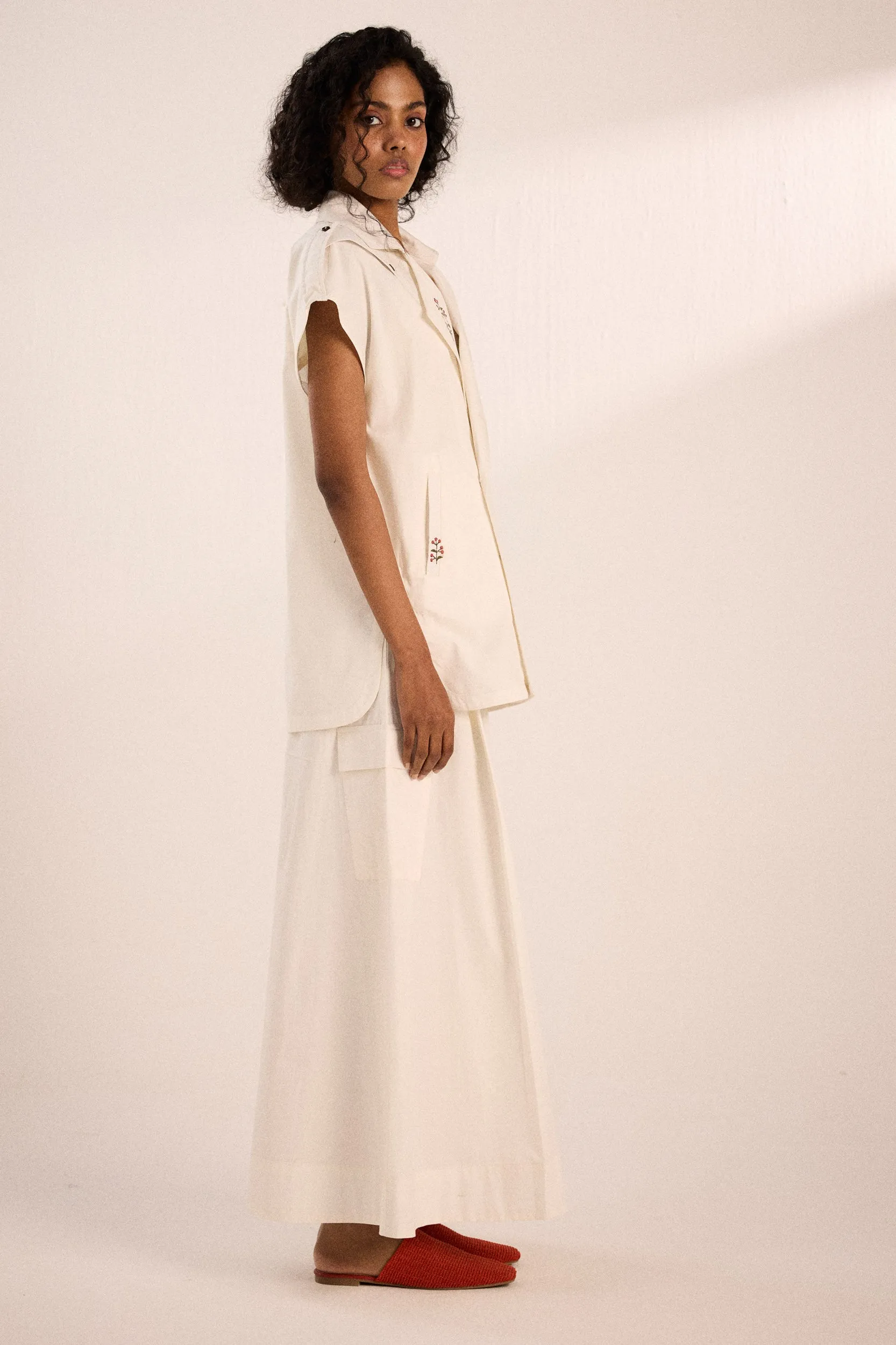 White Rose Pants