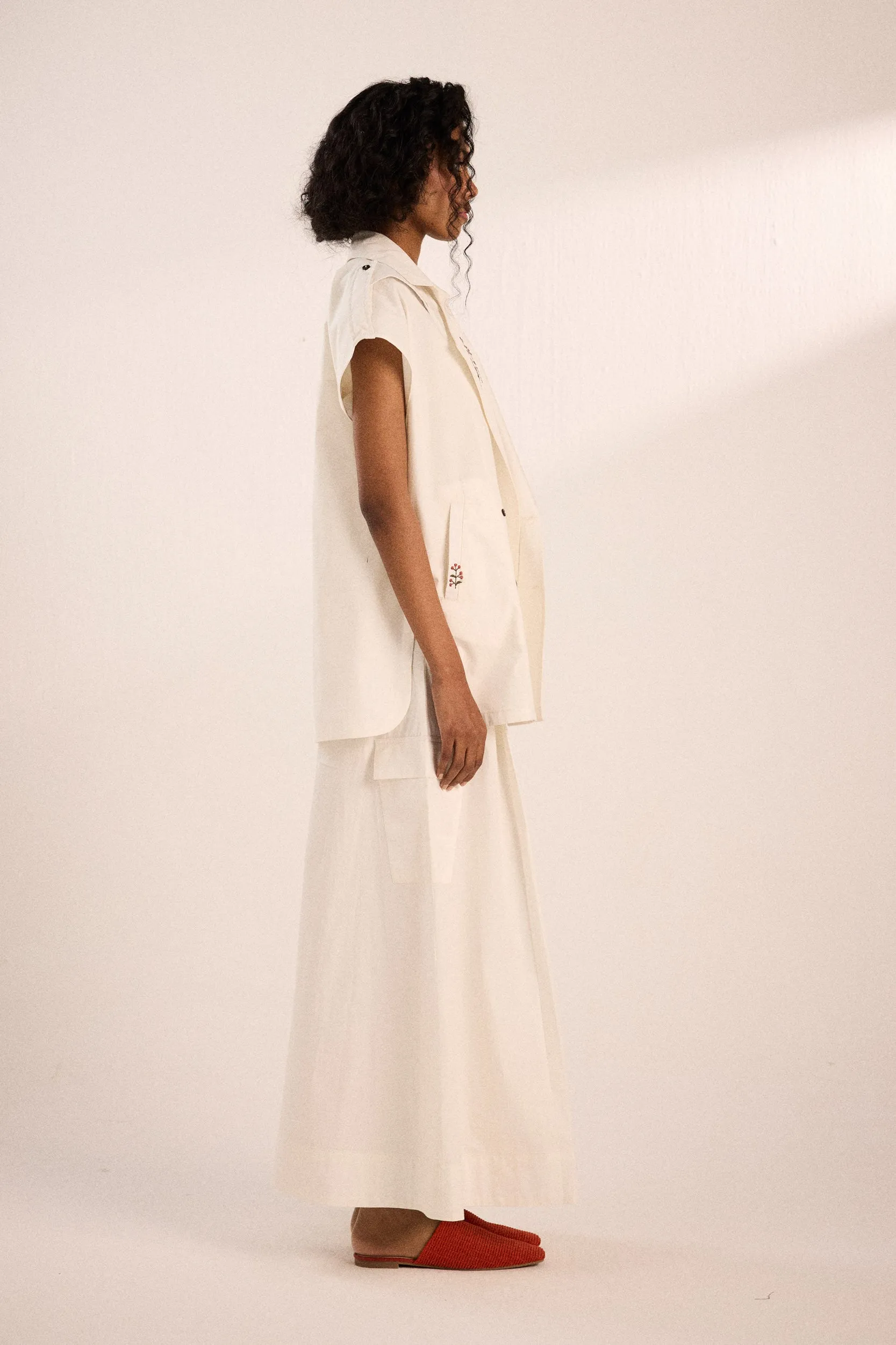 White Rose Pants