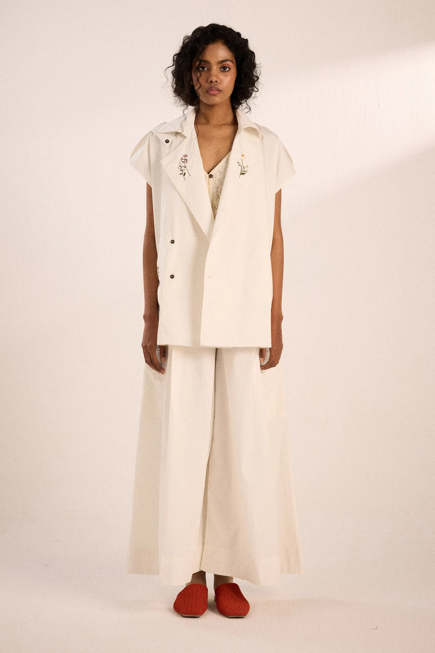 White Rose Pants