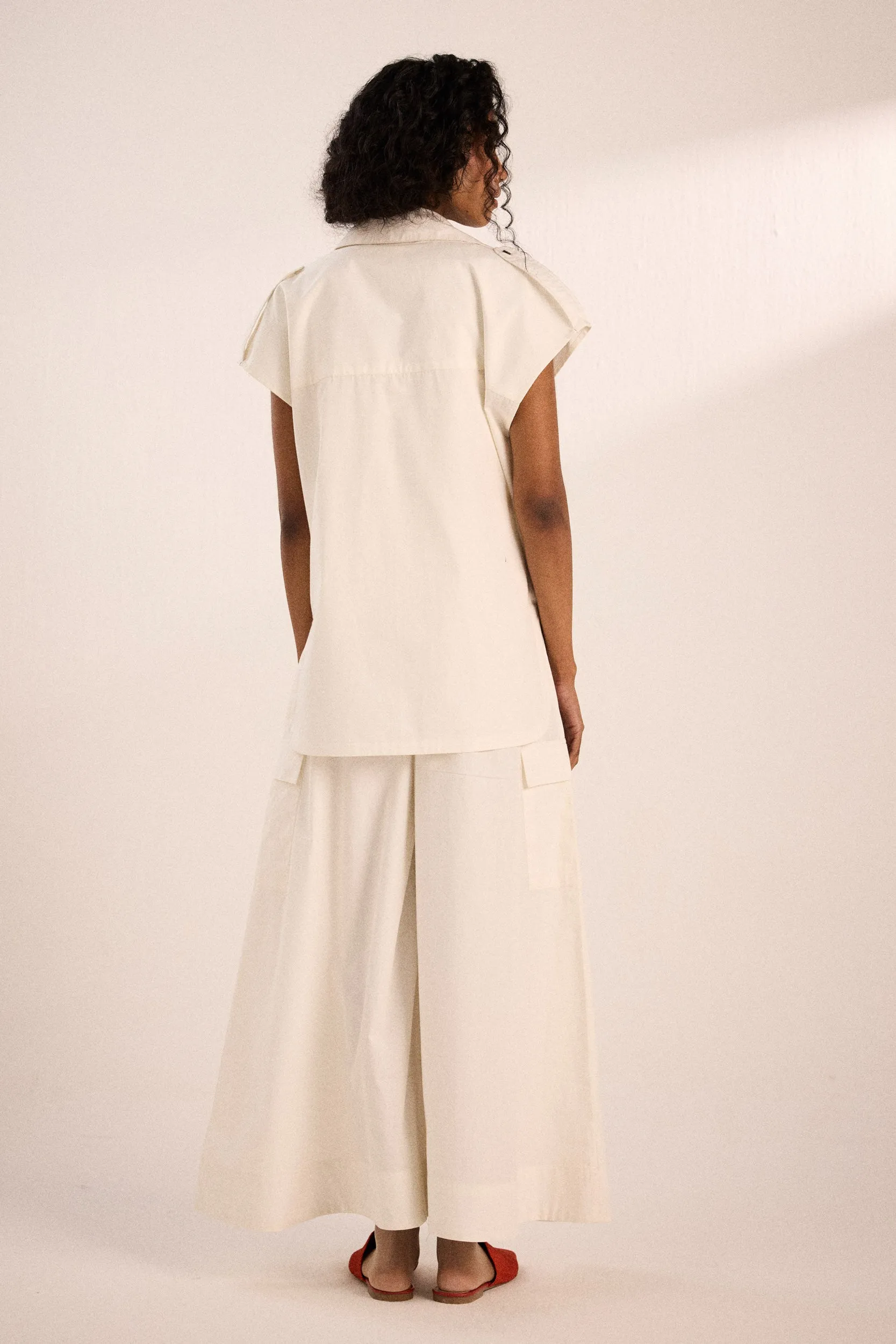 White Rose Pants