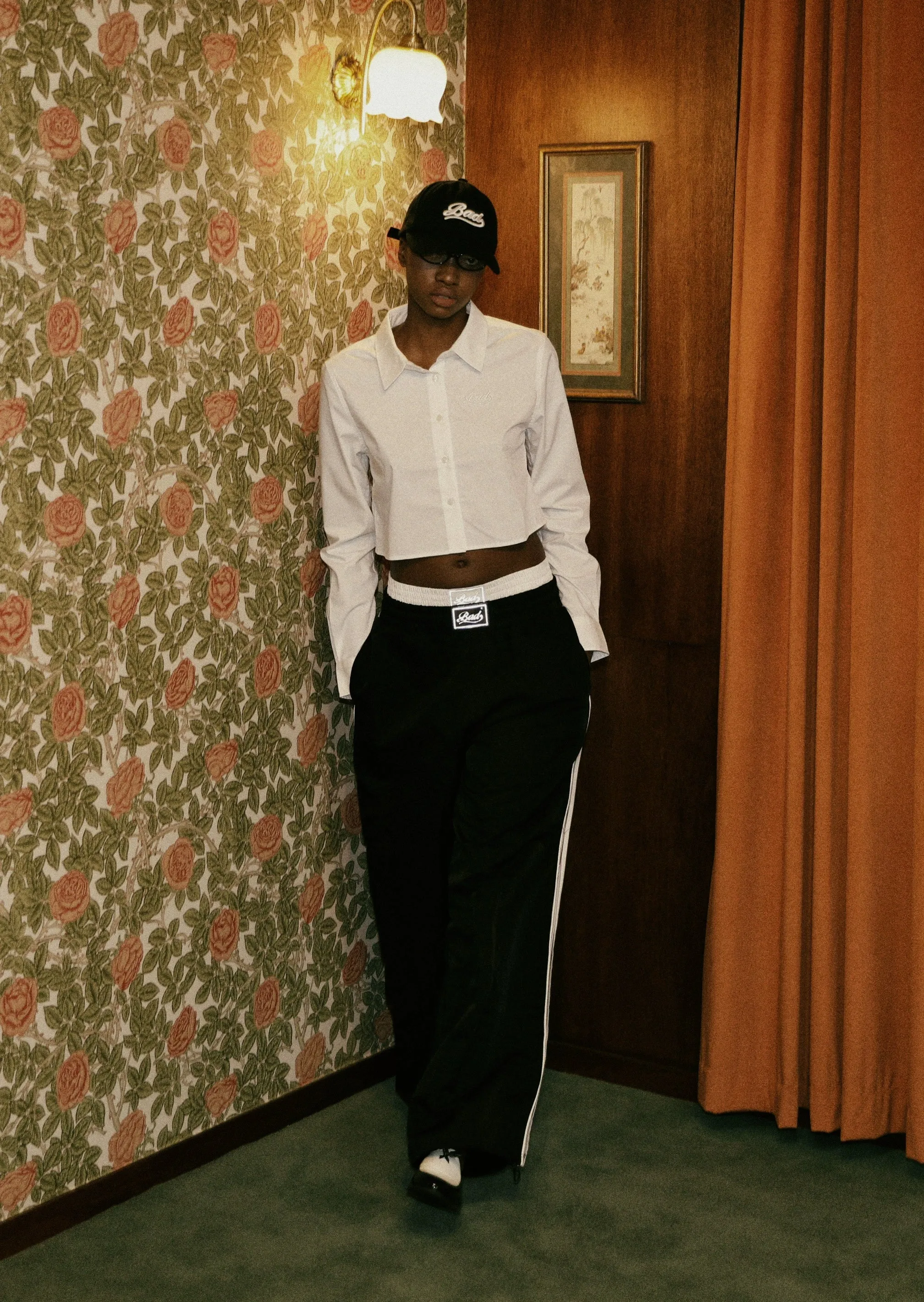 Wide-Leg Jogger Pants