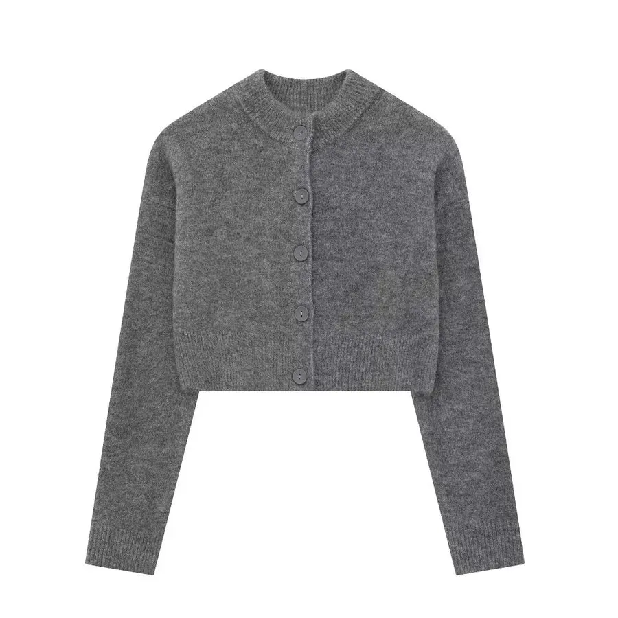 Women's Cardigan Long Sleeve Sweaters & Cardigans Streetwear Solid Color