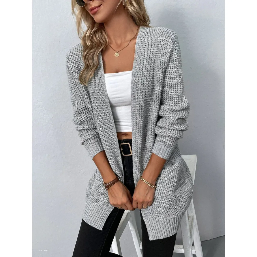 Women's Classic Warm Knitted Cardigan | Long