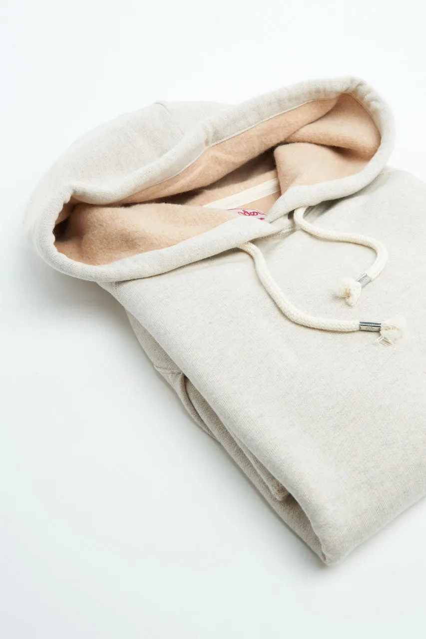 Wonder Looper Hoodie "II" Fleeced Fox Fiber Oatmeal