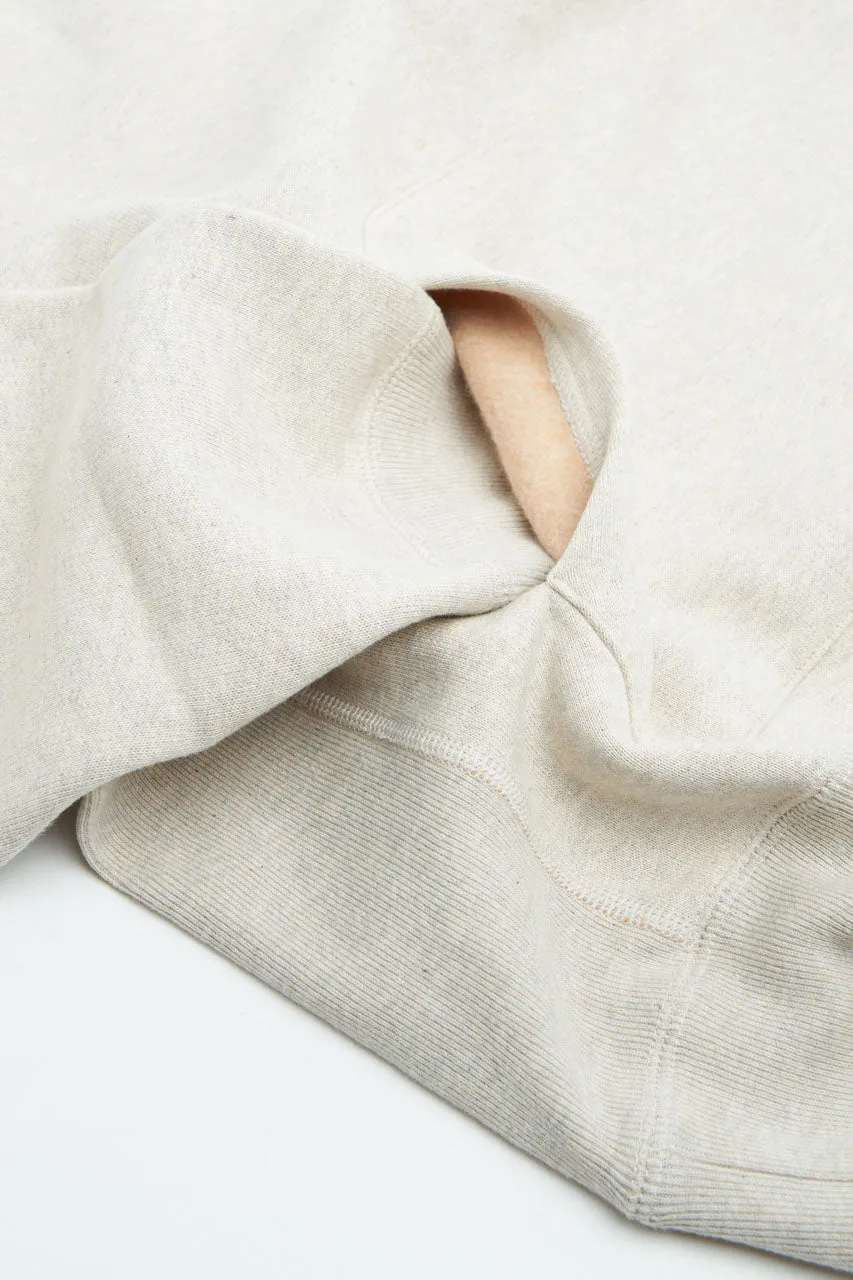 Wonder Looper Hoodie "II" Fleeced Fox Fiber Oatmeal