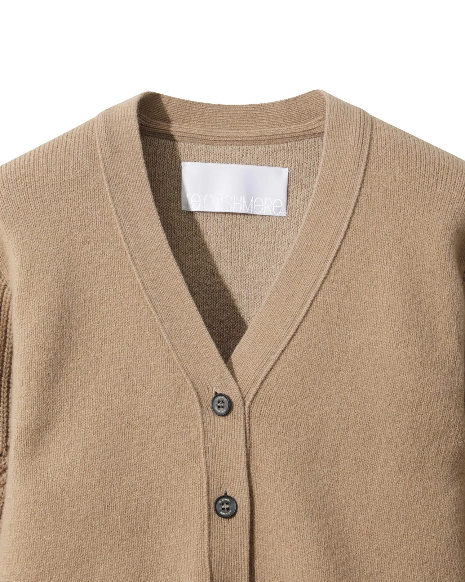 Wool Cashmere Volume Cardigan