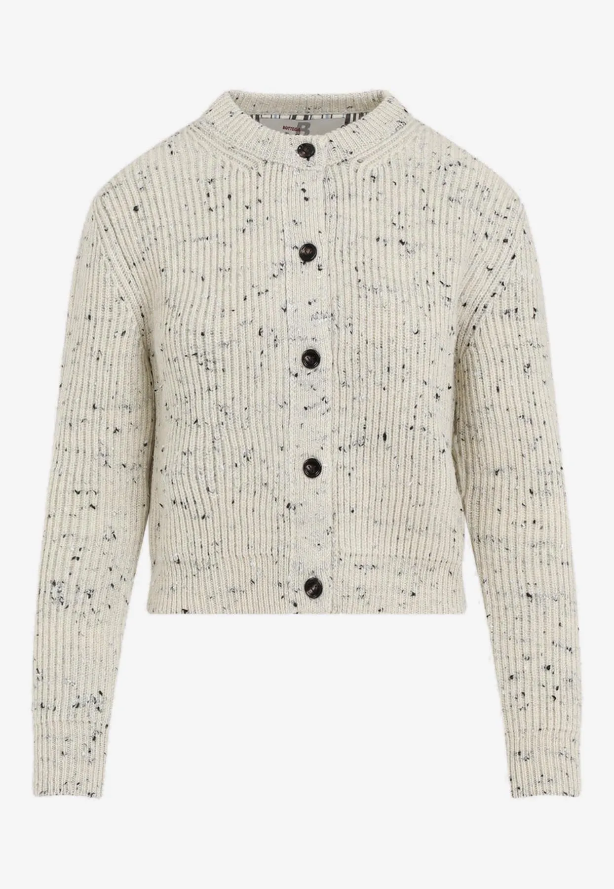 Wool Ribbed Cardigan