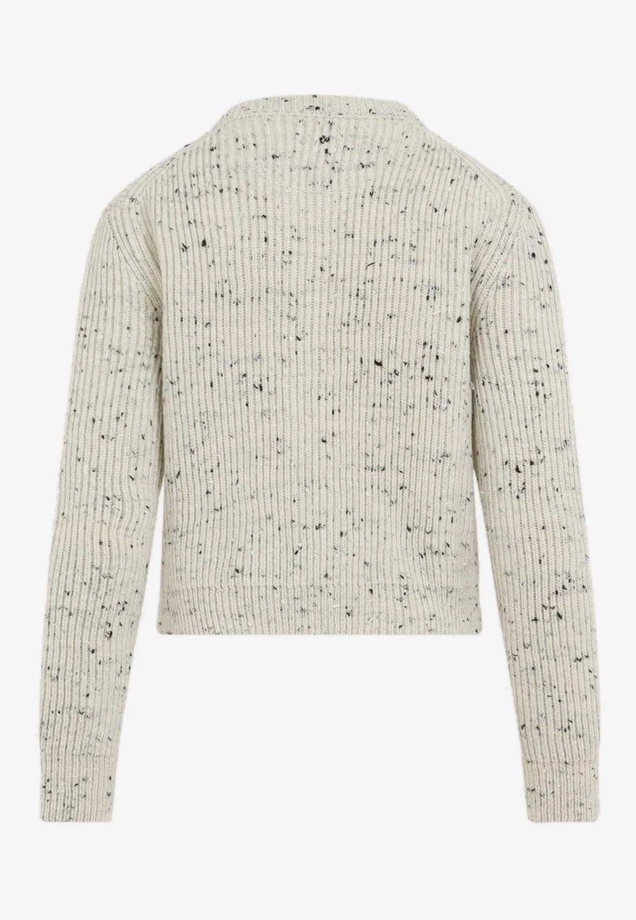 Wool Ribbed Cardigan