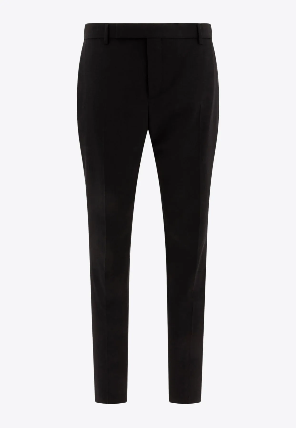 Wool Slim-Fit Tailored Pants