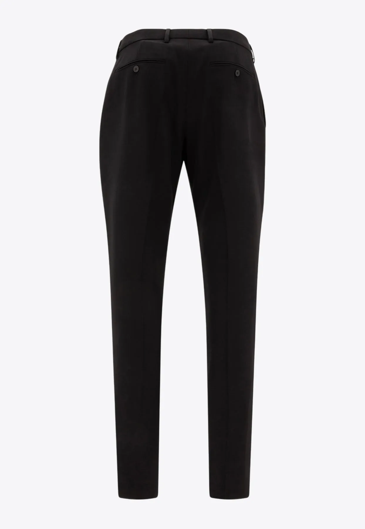 Wool Slim-Fit Tailored Pants