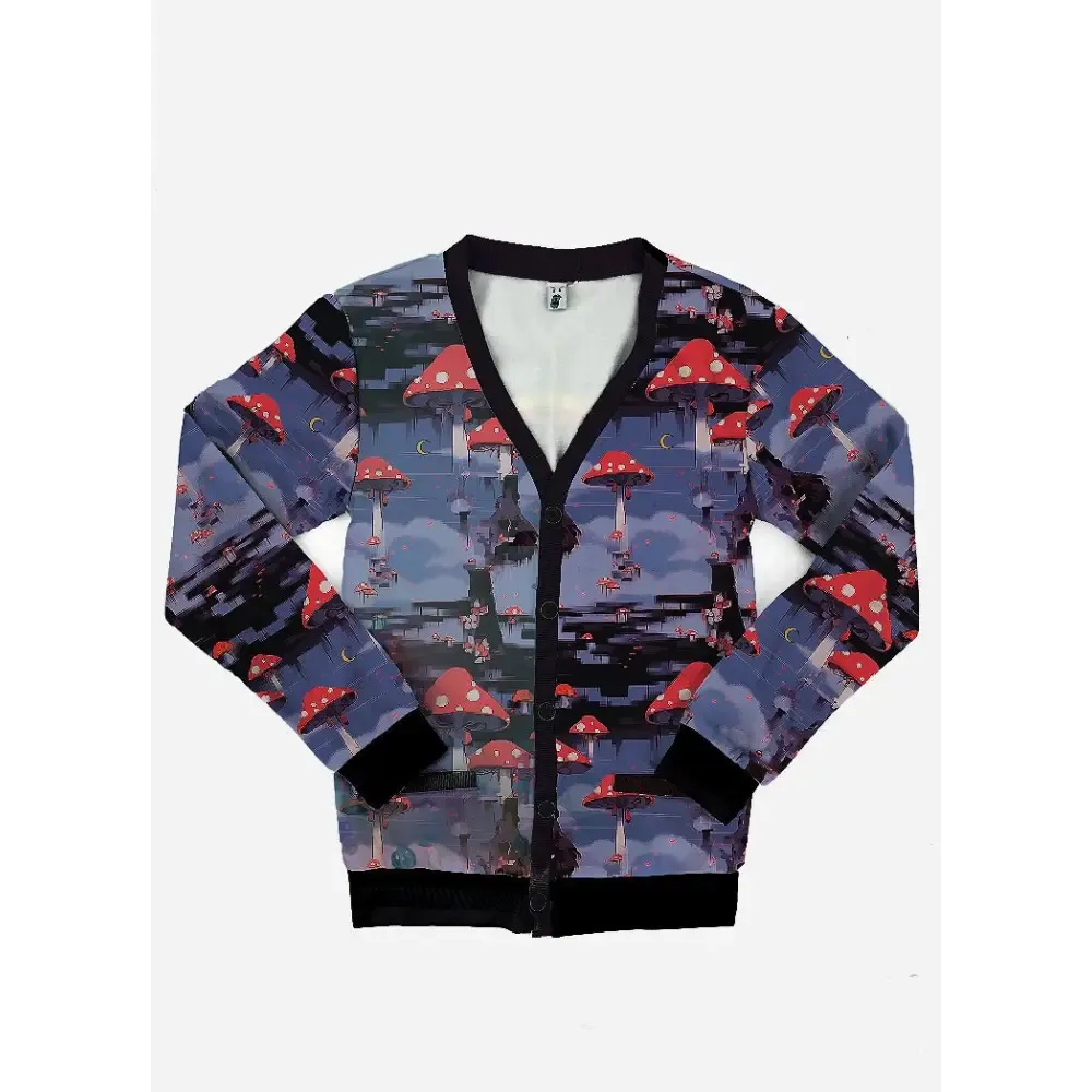 Y2K Fleece Jacket with Long Sleeves and Two Front Pockets