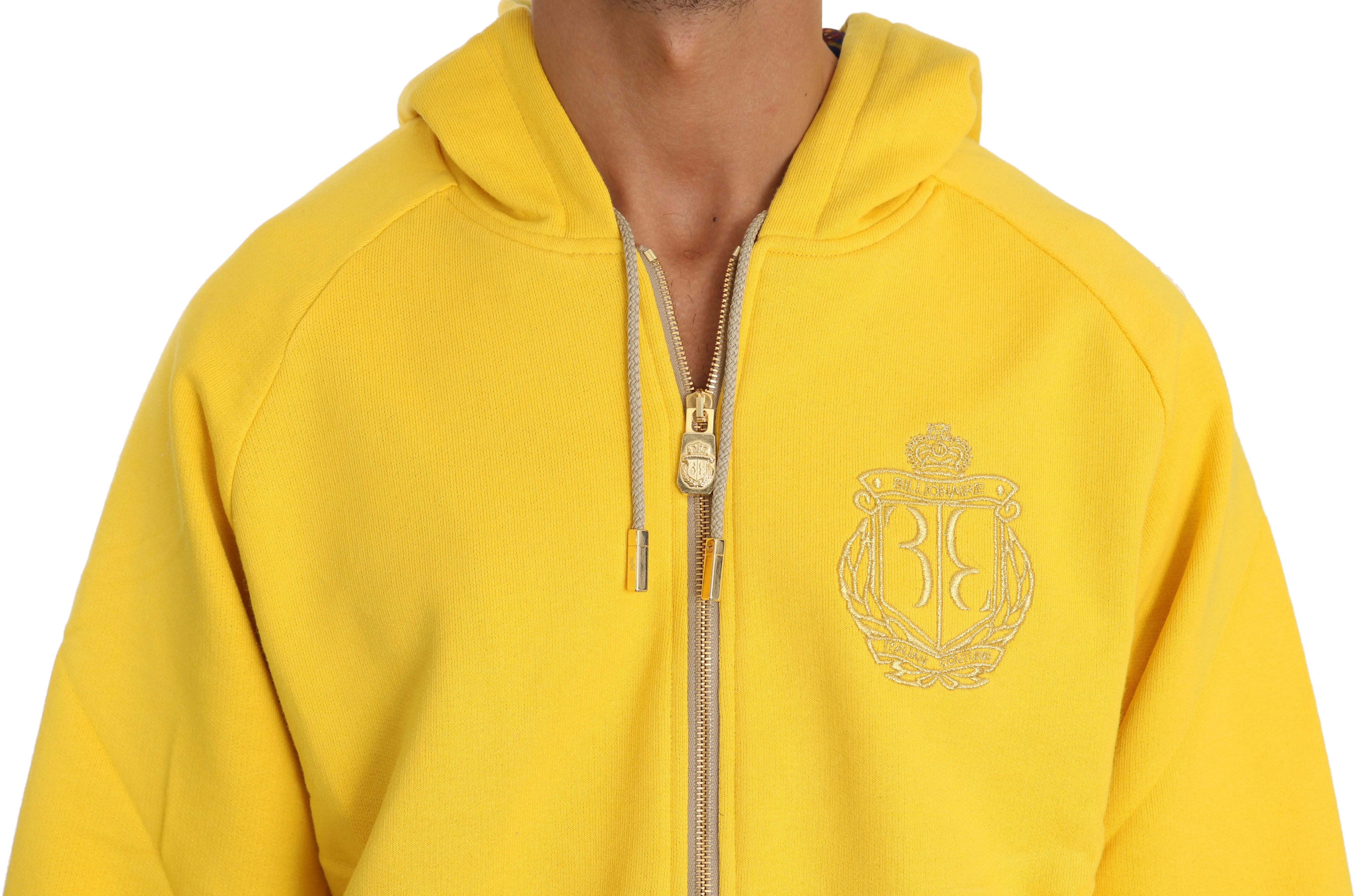 Yellow Cotton Sweater Pants Tracksuit