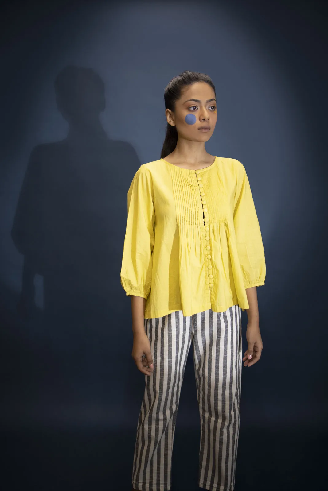 Yellow Top and Pants Set