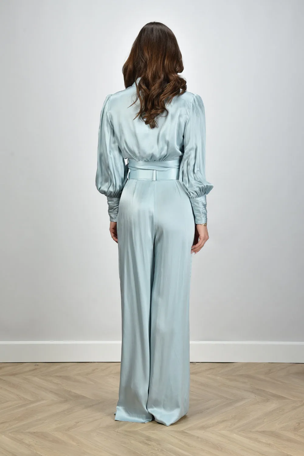 Zimmermann blouse Silk Wrap 4913TS25R light blue